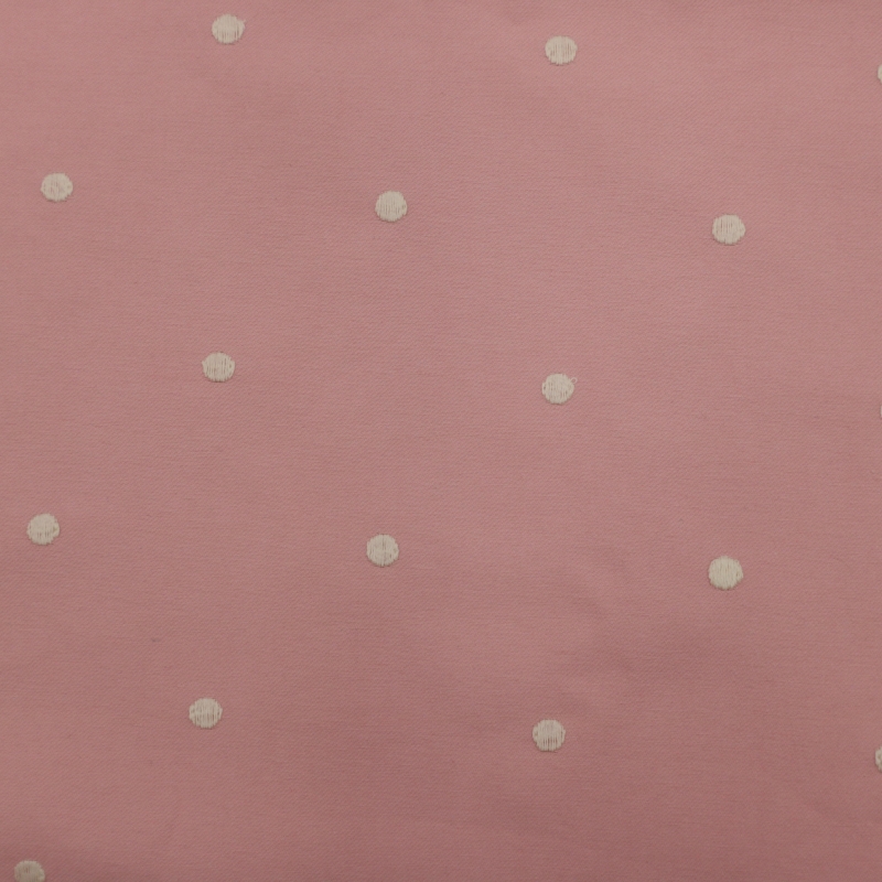 TWILL RAYON FLAT ICE BORD. POÁ ROSA DOCE/CRU 92%VISCOSE 8%POLIÉSTER BORDADO 100%ALGODÃO