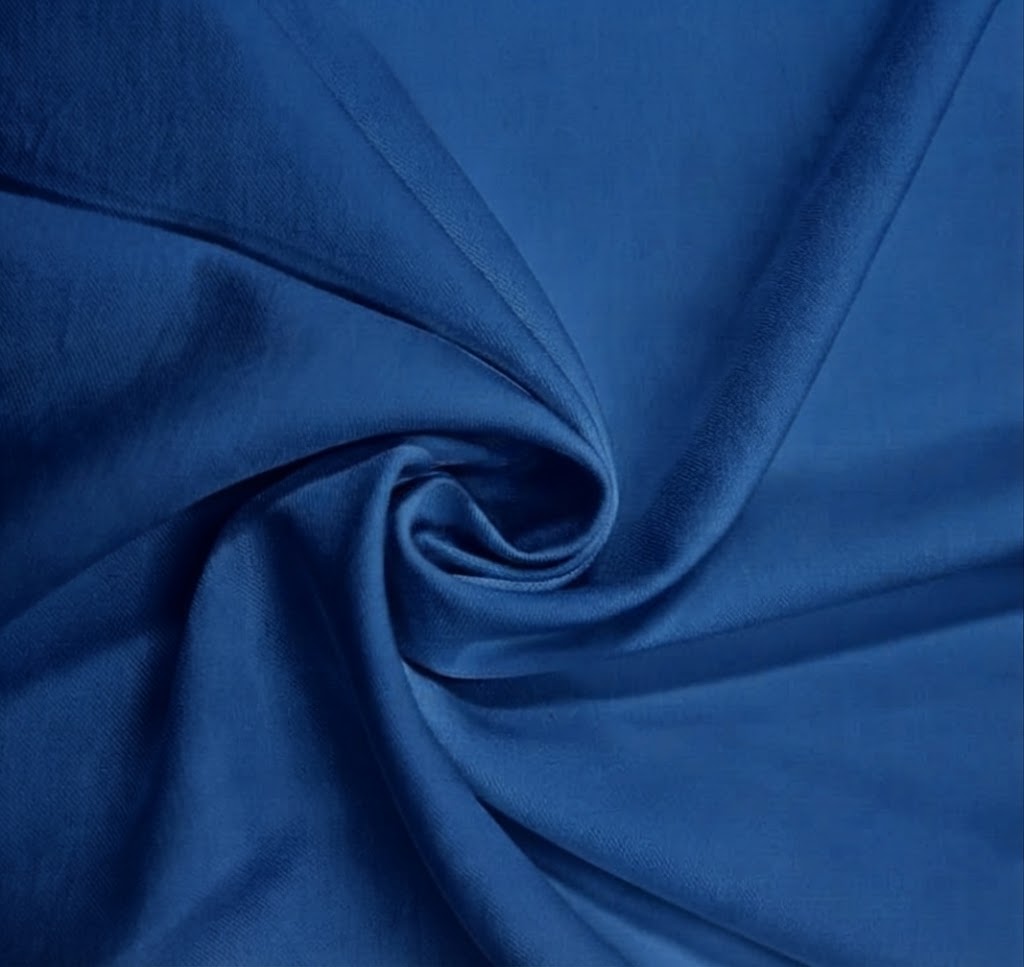 NEW TWILL RAYON ESTRUTURADO INFINITE BLUE 90%VISCOSE 10%POLIESTER DELICADO
