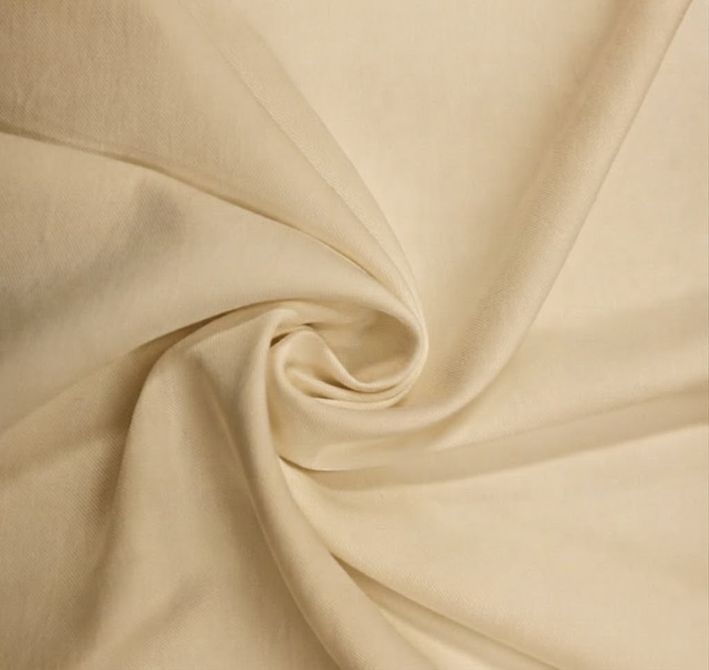 NEW TWILL RAYON ESTRUTURADO BEGE CHÁ 90%VISCOSE 10%POLIESTER DELICADO
