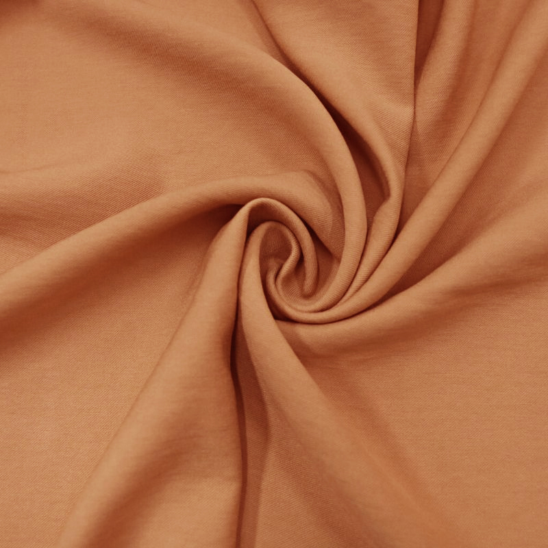 NEW TWILL RAYON ESTRUTURADO PAPAYA MOUSSE 90%VISCOSE 10%POLIESTER