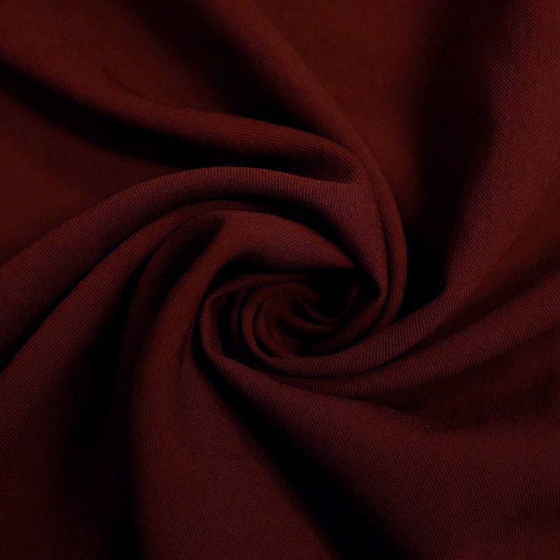 NEW TWILL RAYON ESTRUTURADO HENNA 90%VISCOSE 10%POLIESTER