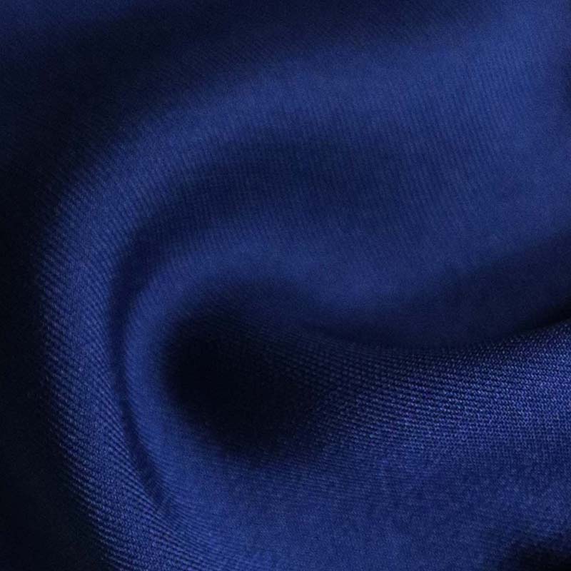 SATIN TWILL ROYALE NAVY 100%POLIESTER 