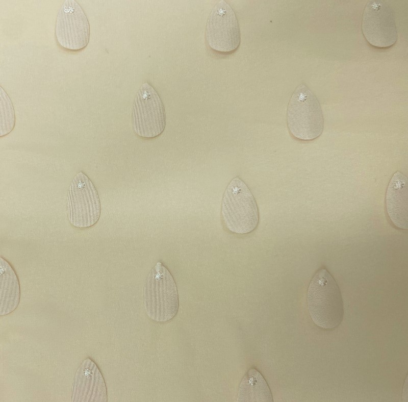 MOUSSELINE LASER ORVALHO 3D CHAMPAGNE 100%POLIESTER