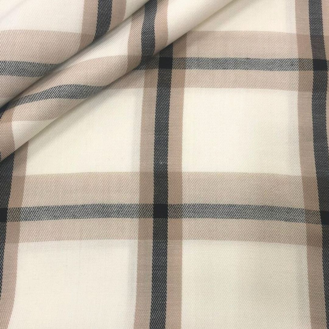 XADREZ TARTA CLASSIC KAQUI 100% VISCOSE "DELICADO AO MANUSEIO"