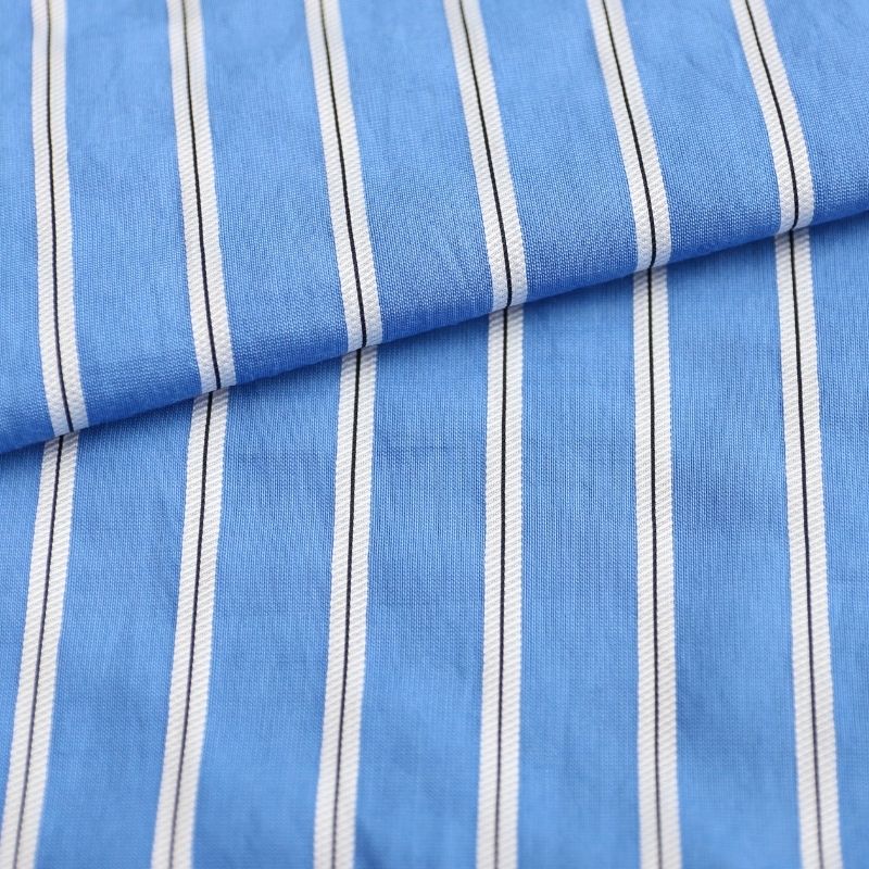 RAYON STRIPE PARIS MARITIMO/BLACK/OFF WHITE 70%VISCOSE 20%POLIAMIDA 10%POLIÉSTER 