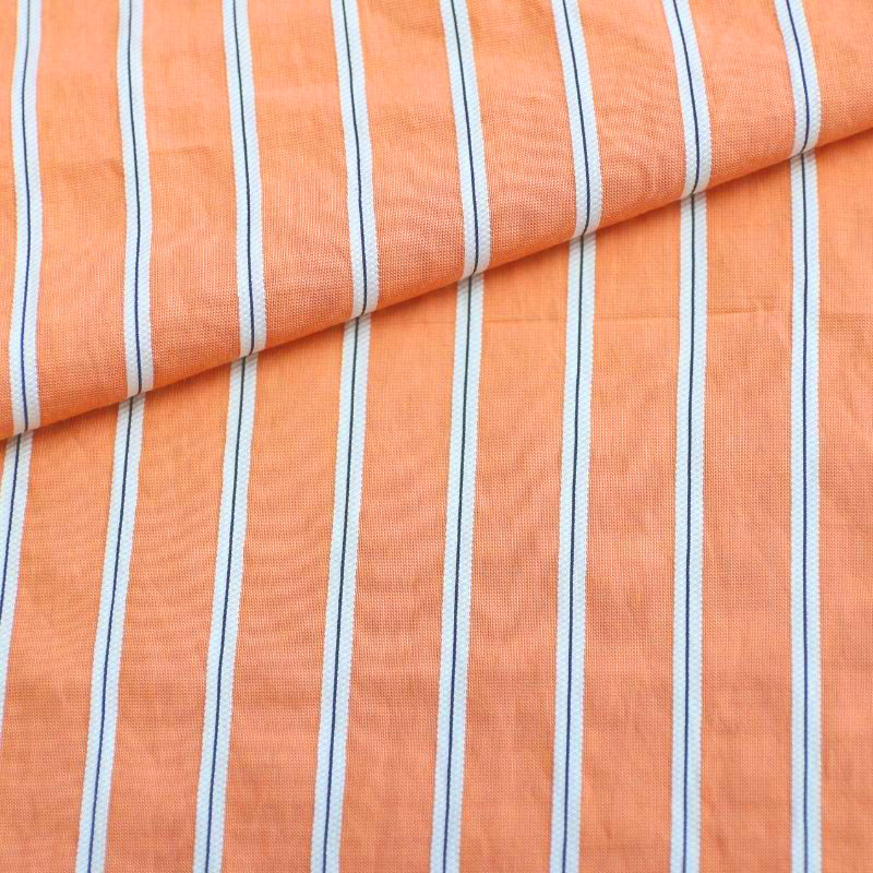 RAYON STRIPE PARIS PEACH FUZZ/BLACK/OFF WHITE 70%VISCOSE 20%POLIAMIDA 10%POLIESTER 