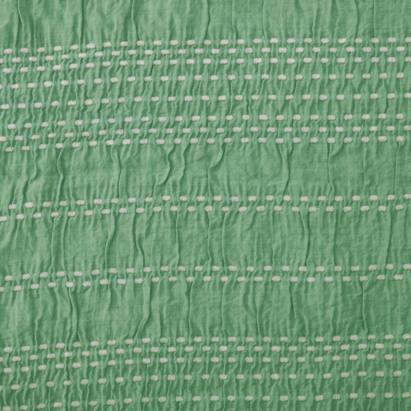 RAYON STRIPE ALINHAVO CHÁ VERDE/OFF WHITE 63%VISCOSE 20%POLIÉSTER 16%POLIAMIDA 1%ELASTANO DELICADO AO MANUSEIO