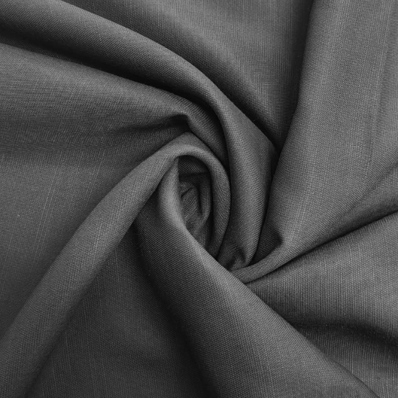 RAYON SLUB MARRAKESH BLACK  75%VISCOSE 25%POLIAMIDA DELICADO