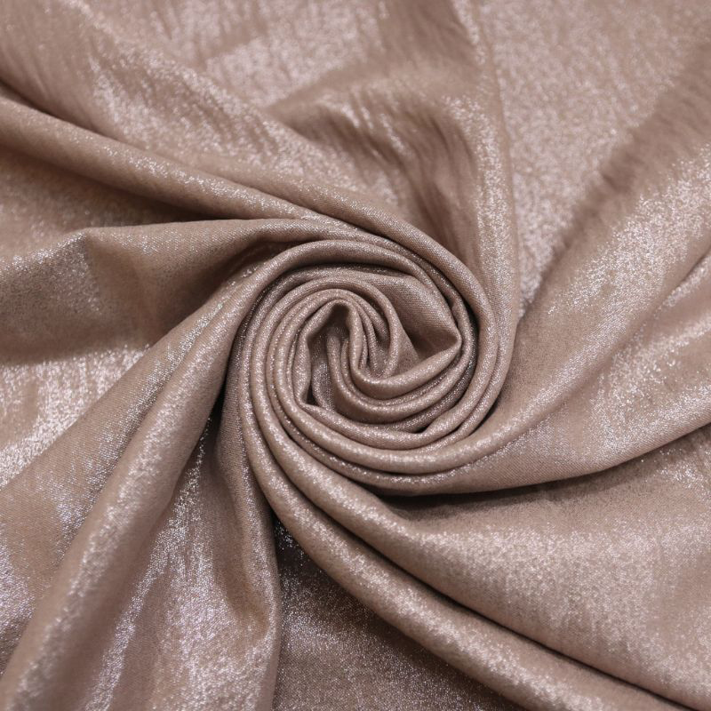 PALAZZO FOIL AIRFLOW NUDE/GOLD 100%POLIESTER