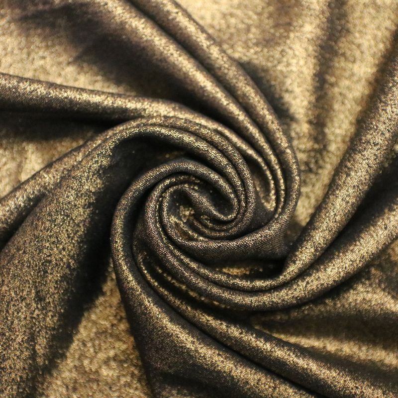 PALAZZO FOIL AIRFLOW BLACK/GOLD 100%POLIESTER 