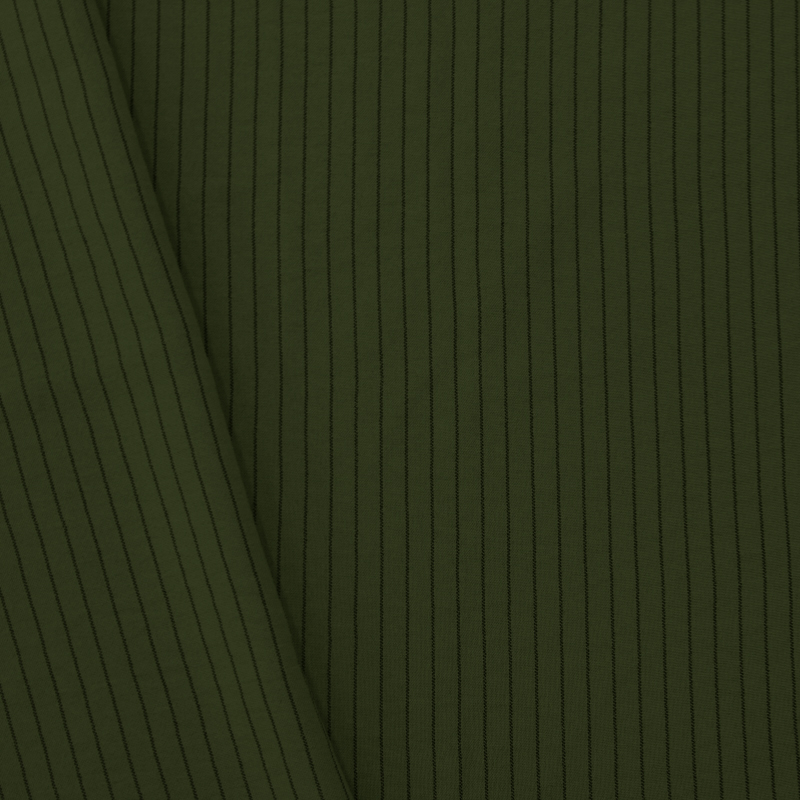 ALFAIATARIA MINI STRIPE AYLA MARTINE OLIVE 100%POLIESTER
