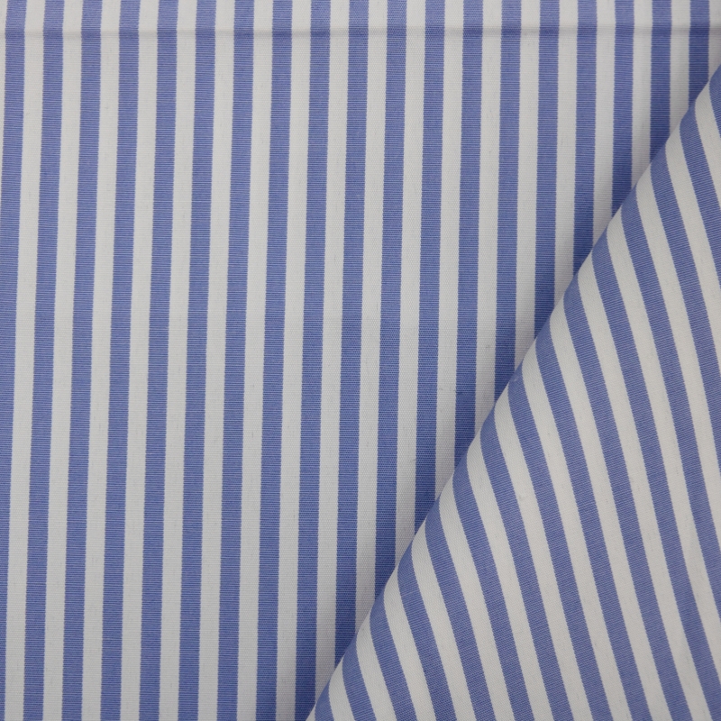 CAMISARIA CLASSIC STRIPE AZUL CELESTE 100%POLIESTER