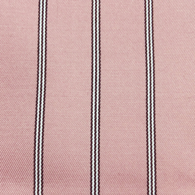 CAMISARIA COTTON STRIPE WILLIAMS SOFT ROSE 70%POLIÉSTER 30%ALGODÃO