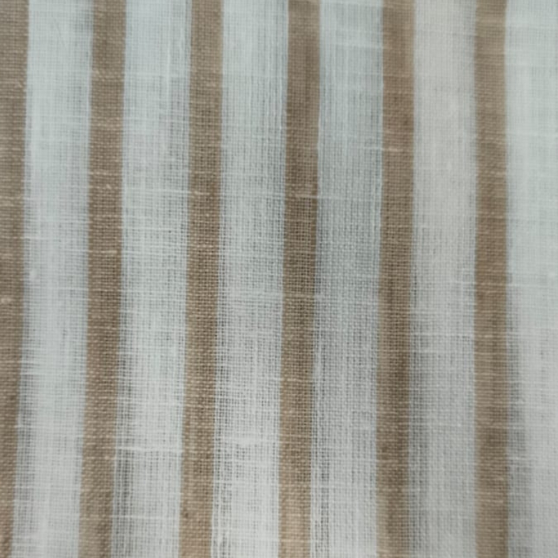 LISTRADO RIVIERA MANTEIGA 70%POLIÉSTER 30%ALGODÃO 