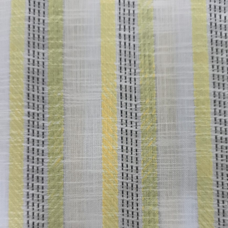 LINEN VEDA LISTRADO NORONHA PÓLEN 55%POLIÉSTER 45%ALGODÃO