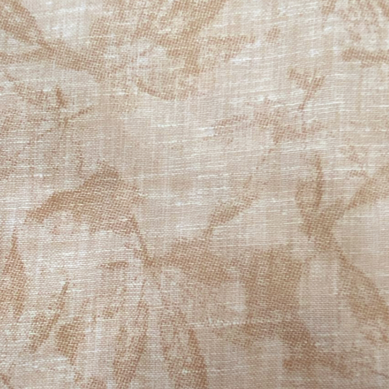 VOIL SLUB VEDA E. LEAVES MANTEIGA 70%POLIÉSTER 30%ALGO