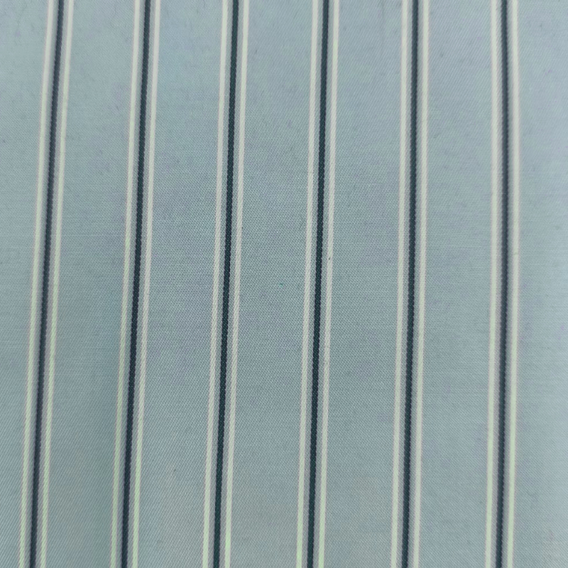 CAMISARIA COTTON STRIPE SOHO SERENITY 70%POLIÉSTER 30%ALGODÃO