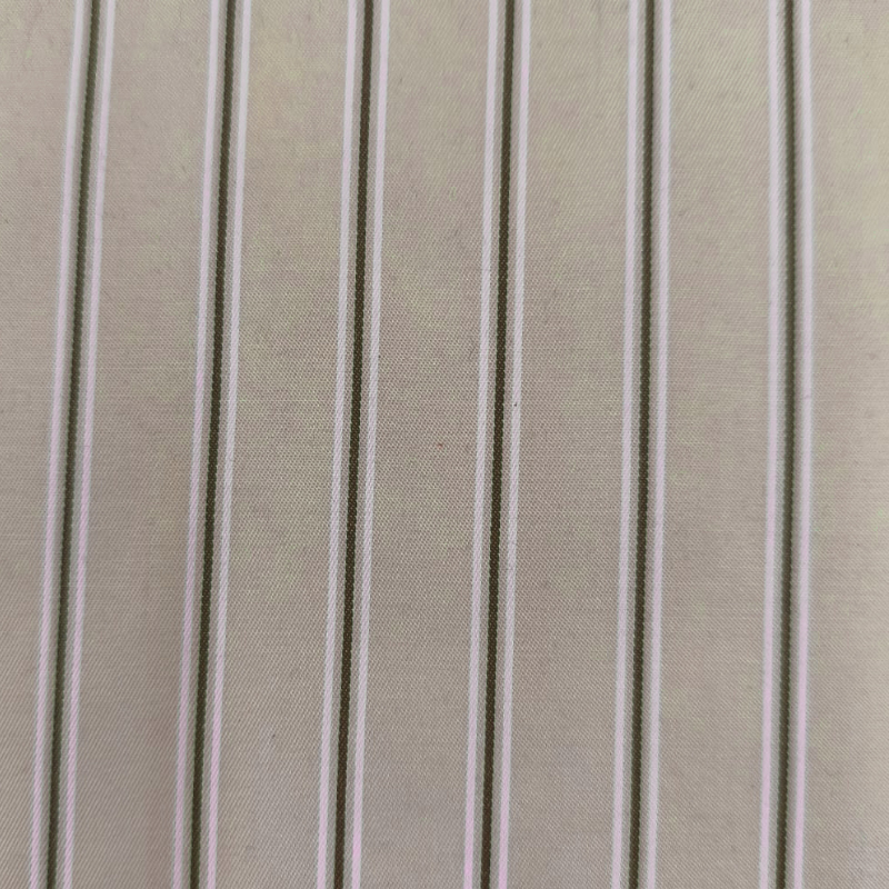 CAMISARIA COTTON STRIPE SOHO AREIA 70%POLIÉSTER 30%ALGODÃO