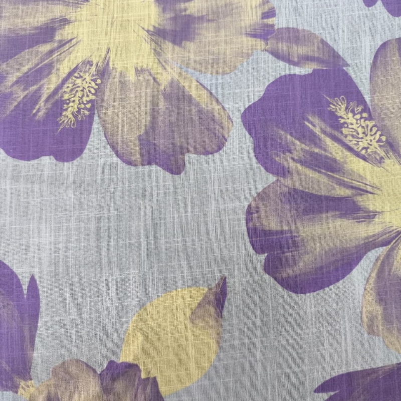 TEX LINEN E. CARIBE LILAC 100%POLIESTER