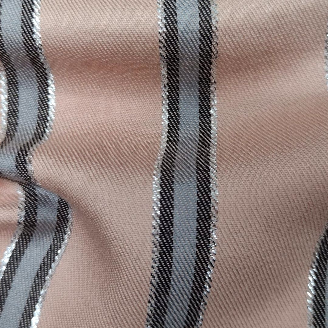 SOFT SILKY LUREX LOLLA SOFT ROSE/SILVER 95% VISCOSE 5% POLIESTER DELICADO