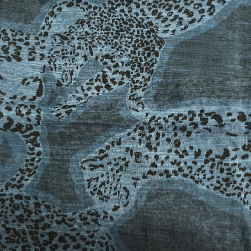 SILKY VOIL ELEGANCE E. JAGUAR AZUL PETROLEO 75%VISCOSE 25%POLIAMIDA DELICADO
